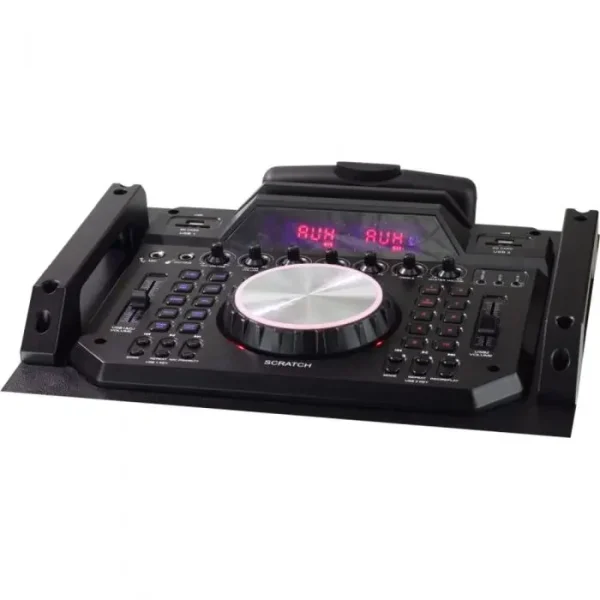 Alternative view of Boxa activa portabila Akai DJ-222 cu BT,Stick,Efect DJ, baterie, telecomanda,Troliu