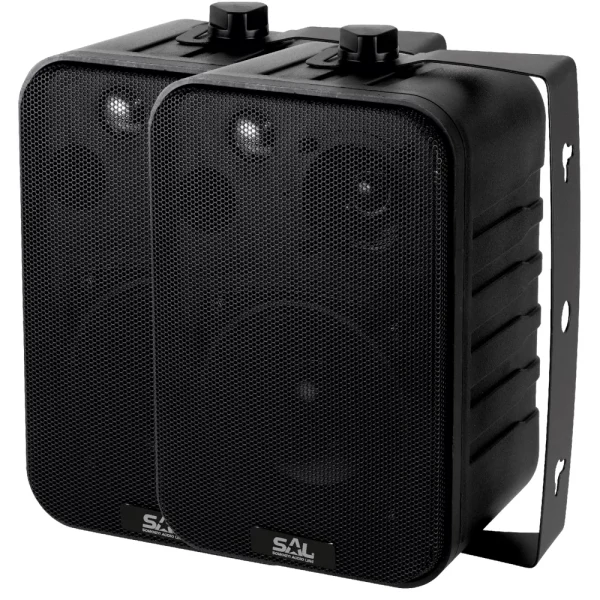 Sistem audio Home BXB 10050P, 2 boxe, 120 W, bass-reflex Hi-Fi, 8 Ohmi, utilizare pe orizontala sau pe verticala, negru