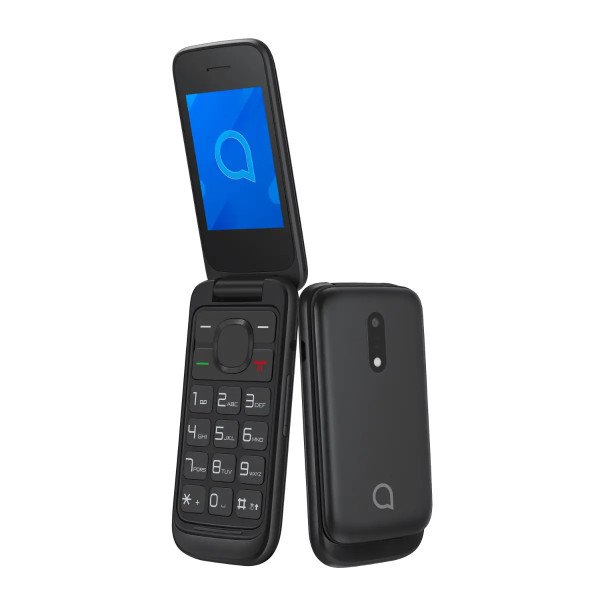 Telefon mobil Alcatel 2057 DS, cu clapeta, Negru