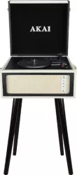 Pick-up stereo cu difuzoare incorporate AKAI ATT-100BT, Bluetooth, retro