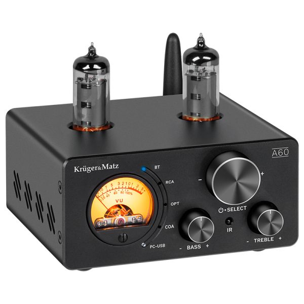 Alternative view of AMPLIFICATOR STEREO LAMPI 6K4 2X100W A60 KRUGER&MATZ