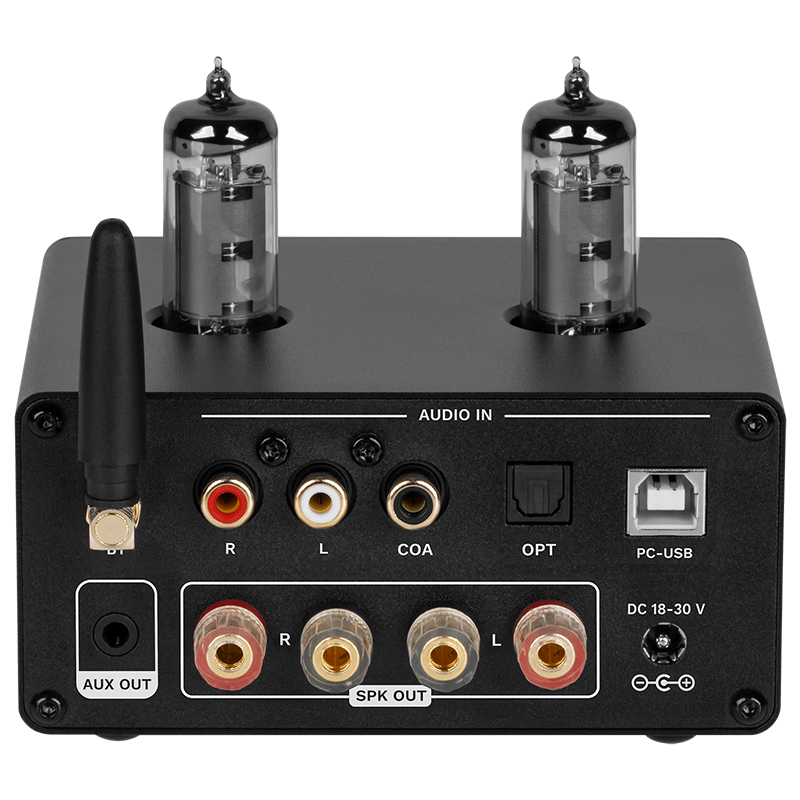 AMPLIFICATOR STEREO LAMPI 6K4 2X100W A60 KRUGER&MATZ - imagine 4