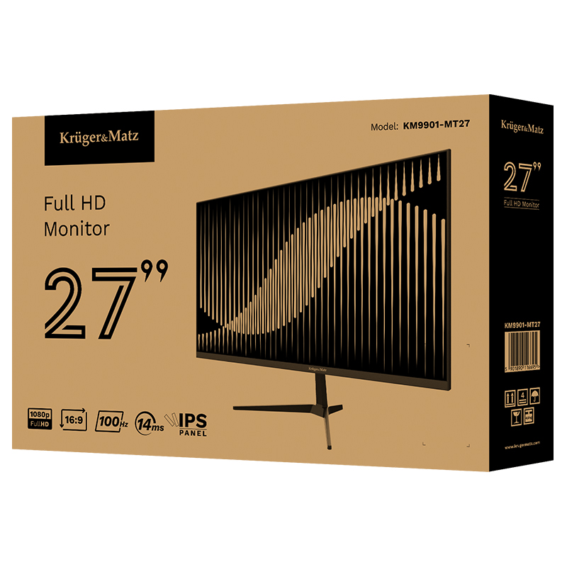 MONITOR 27 INCH 100HZ KRUGER & MATZ KM9901-MT27 - imagine 5